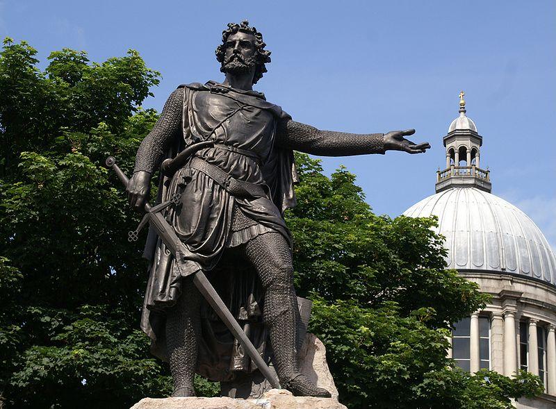 La statue de William Wallace à Aberdeen.