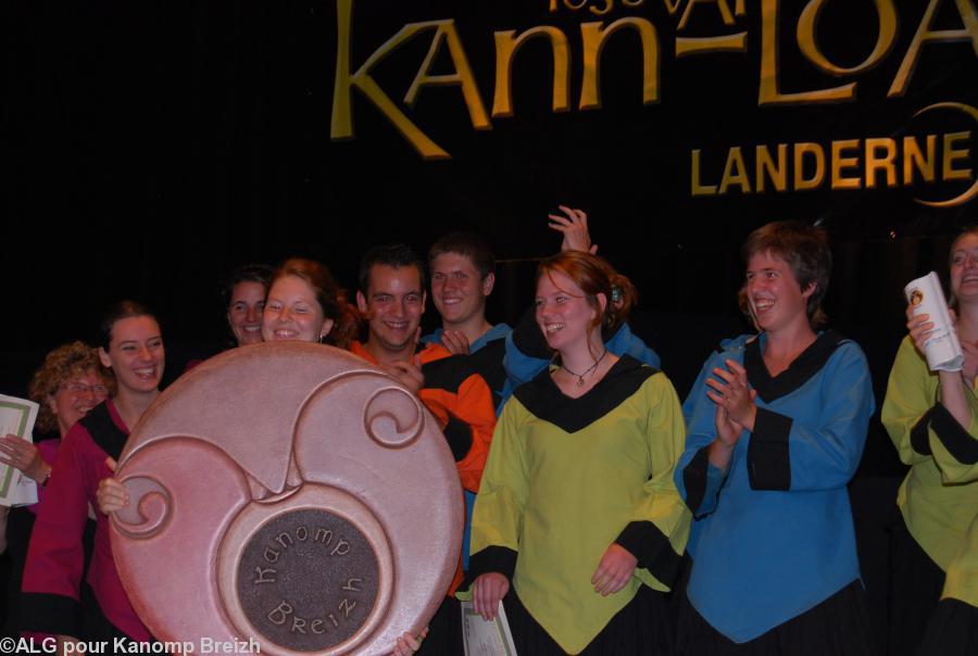 Perynn Bleunven et Allah\'s Kanañ reçoivent le Trophée de la Création et deviennent Champions de Bretagne 2011