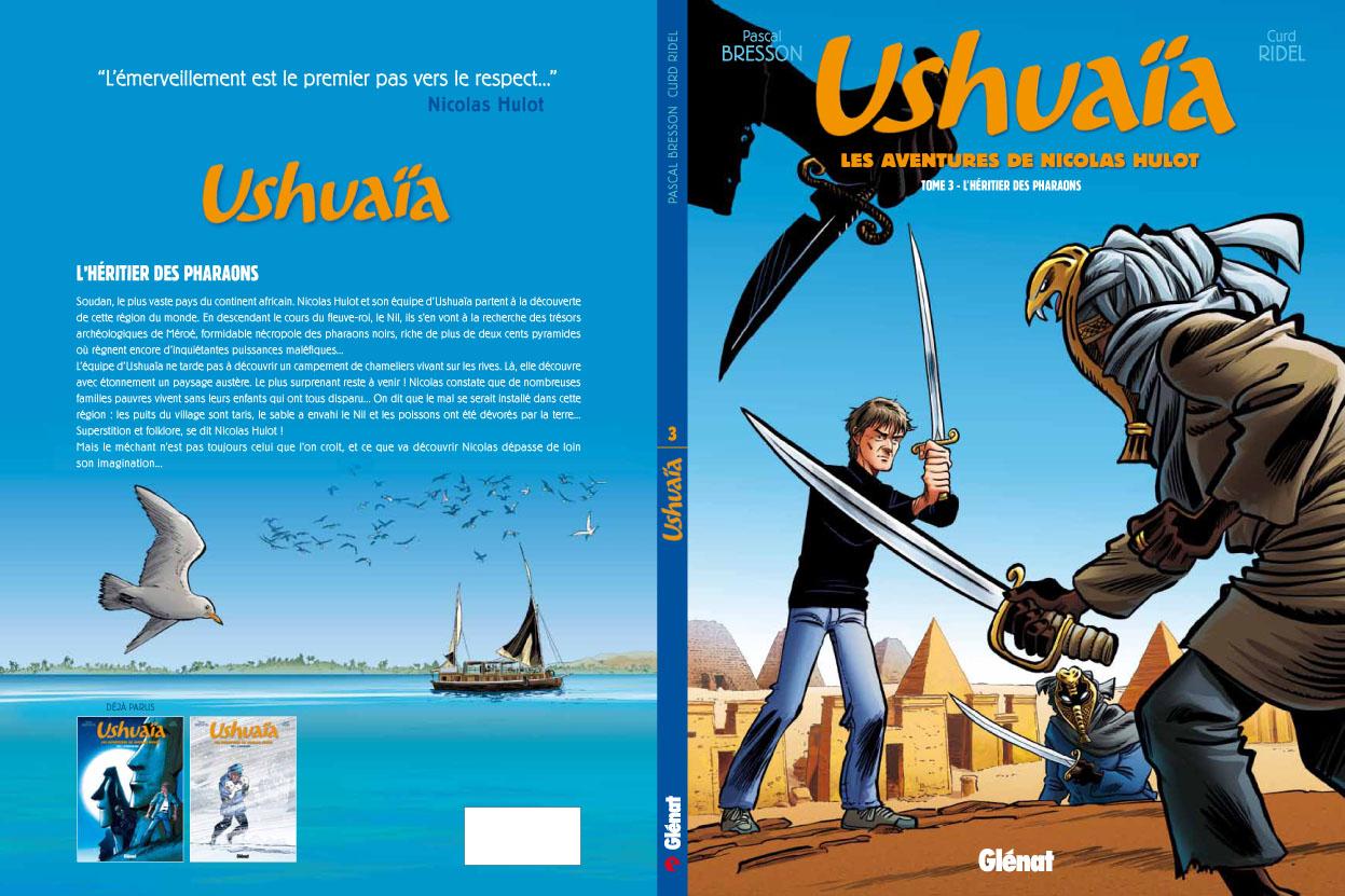 Dos et couverture du T.3 à paraître.
Editions Glénat