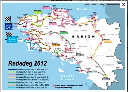 le  parcours 2012