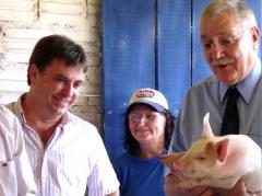 Une rare photo de Louis-Charles Doux (au Brésil) 
Photo crédit Fotonovo.