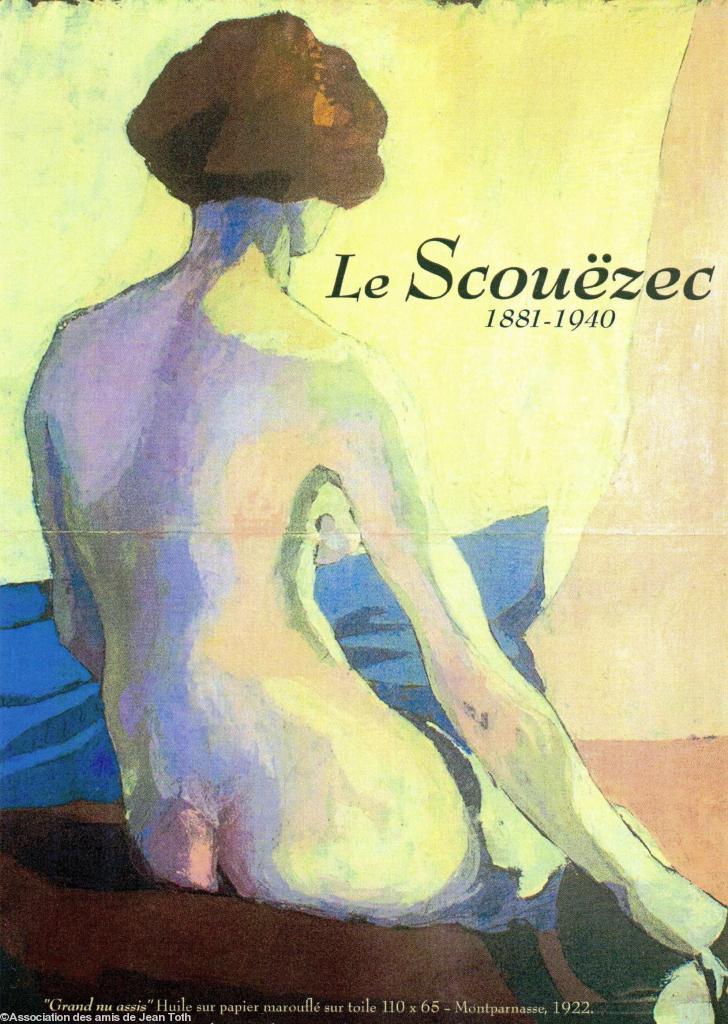 \"Grand nu assis\"  Maurice Le Scouëzec  1022