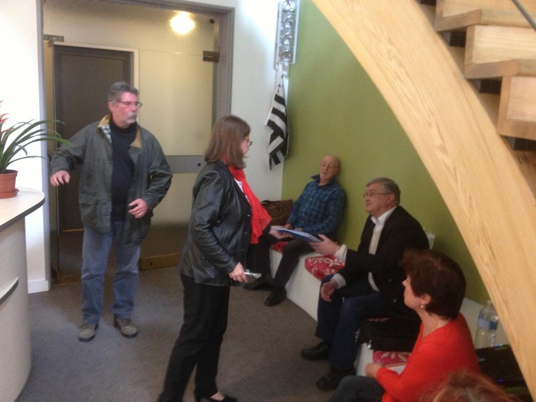 Délegation de \"Libérons les énergies en Bretagne\"