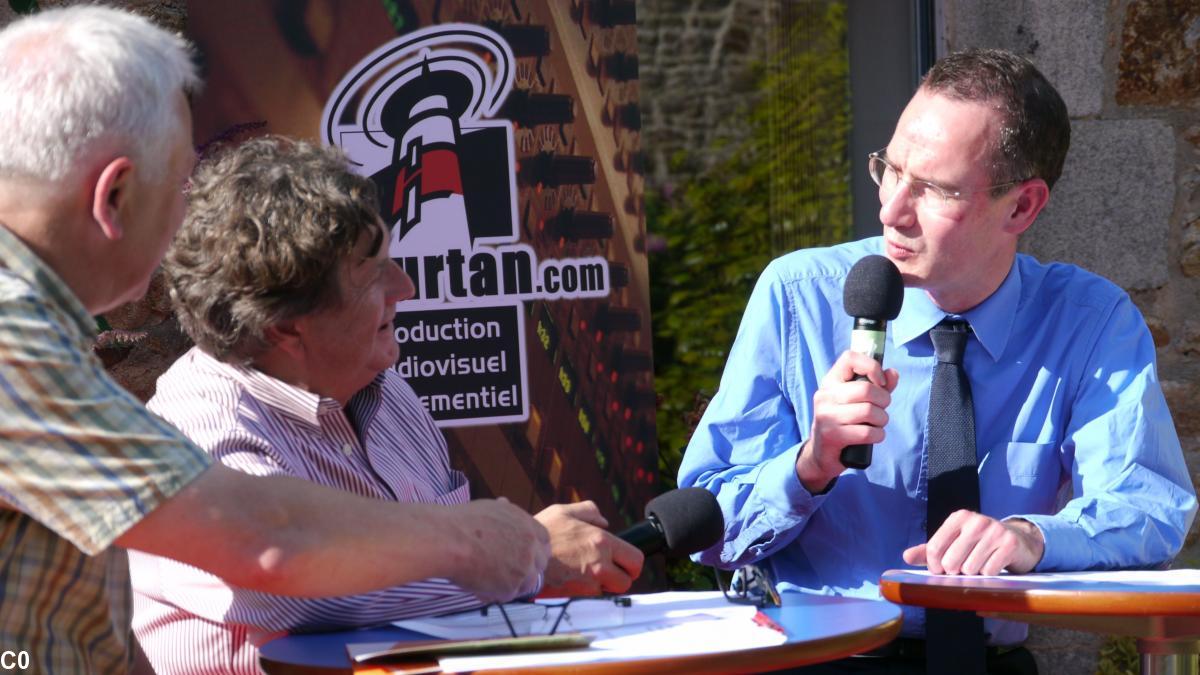 Bernez Rouz de France 3 Bretagne, Florent de Kersauson et David Lesnevan