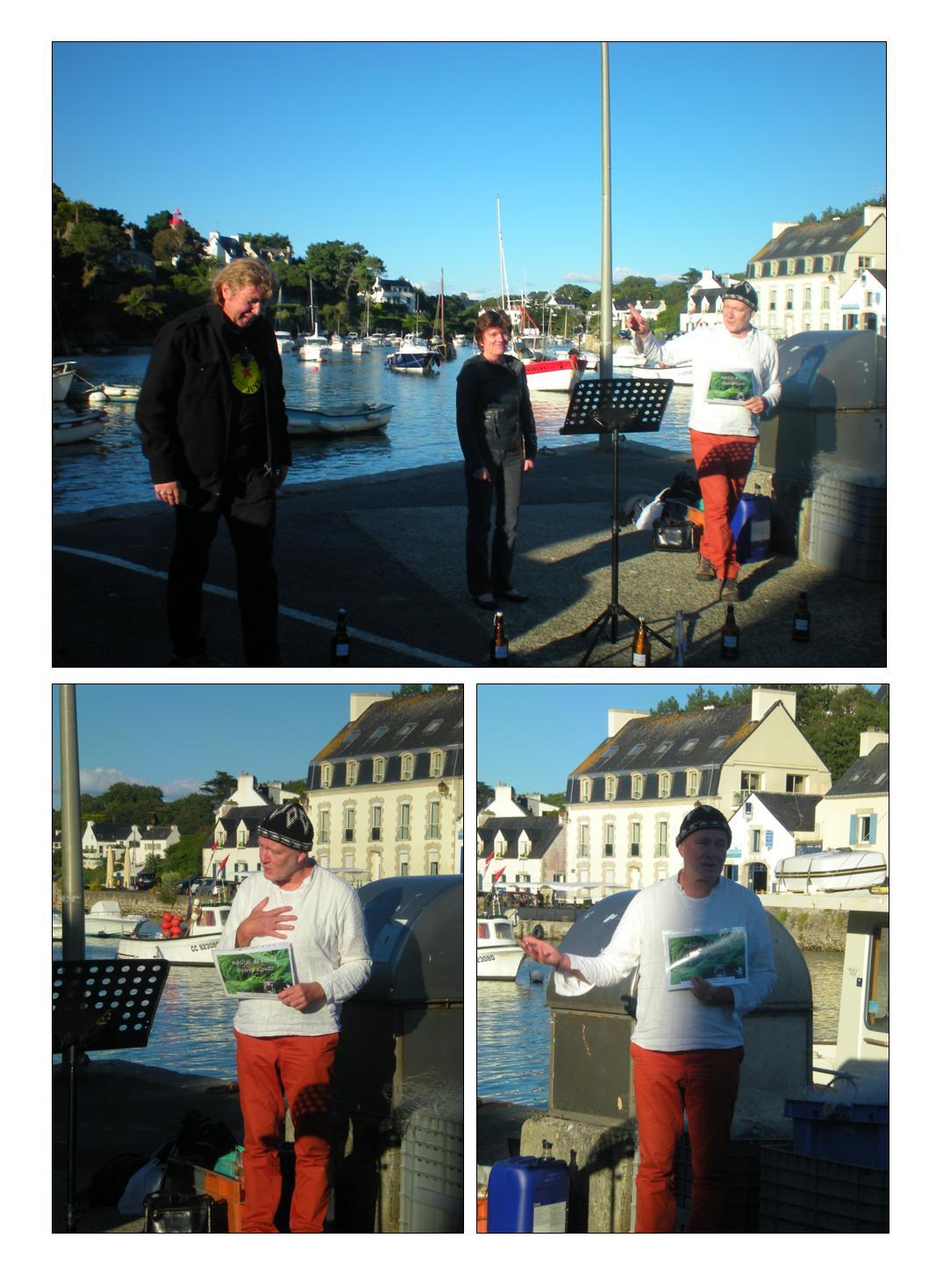 Remise du label Spered Gouez à Dominique Massaut à Doëlan