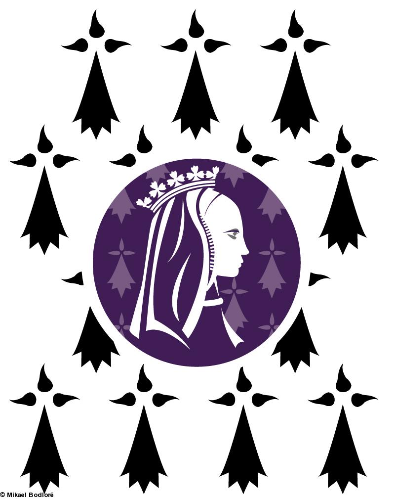 Bannière du Comité Anne de Bretagne crée par Mikael Bodloré
