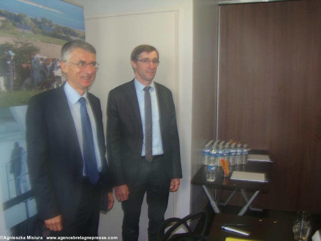 Christian Couilleau , director général de Laita 
Dominique Chargé , président de Laita