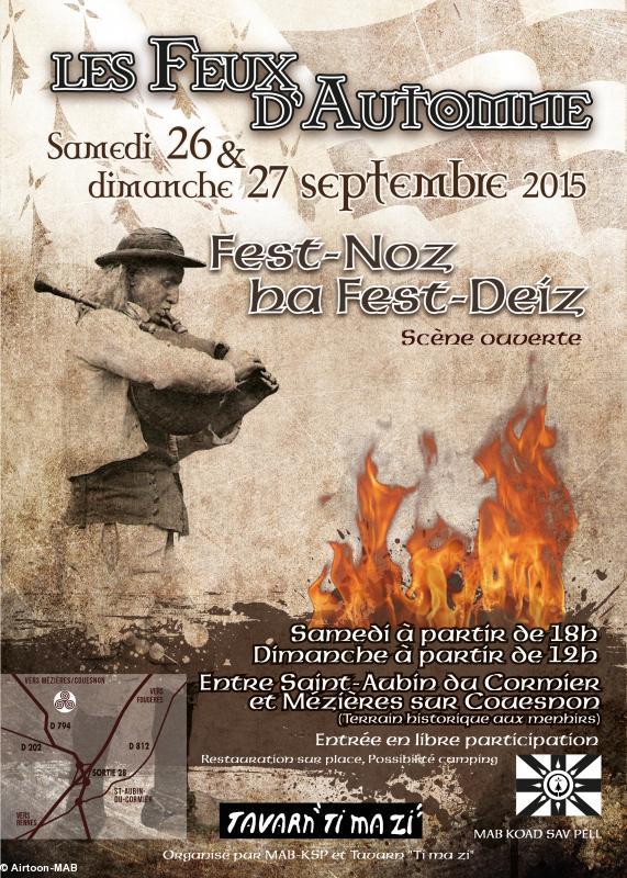 Affiche des Feux d'Automne 2015!