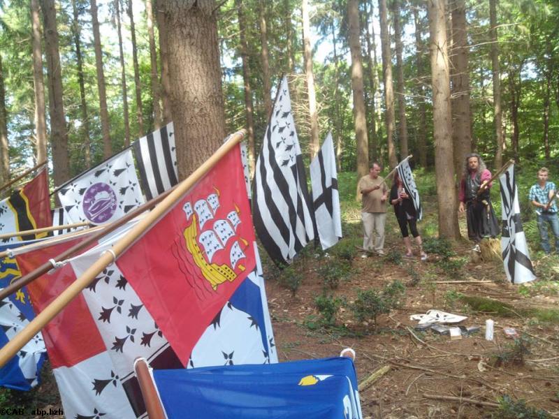 Lors de la commémoration du 1er aout 2015 à Trans La Forêt...