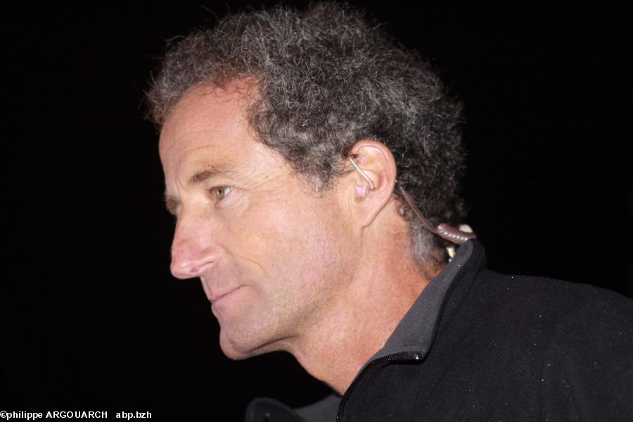 Le Breton Michel Desjoyeaux, le seul double vainqueur du Vendée Globe.