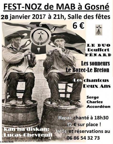 Affiche Fest Noz MAB 2017