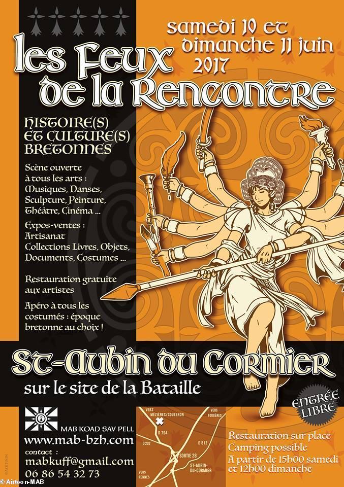 Affiche des Feux de la Rencontre 2017.