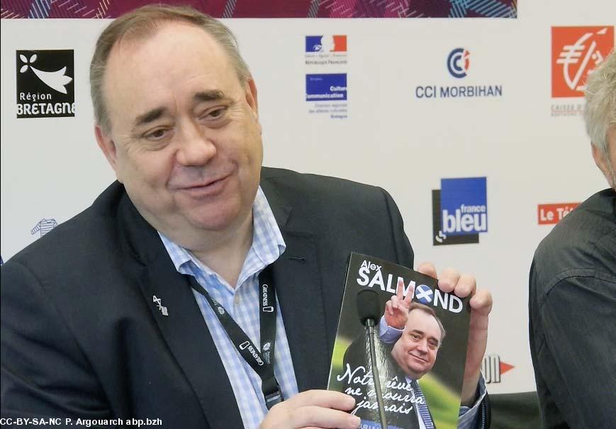 Alex Salmond présentera son livre lundi après-midi à Lorient.