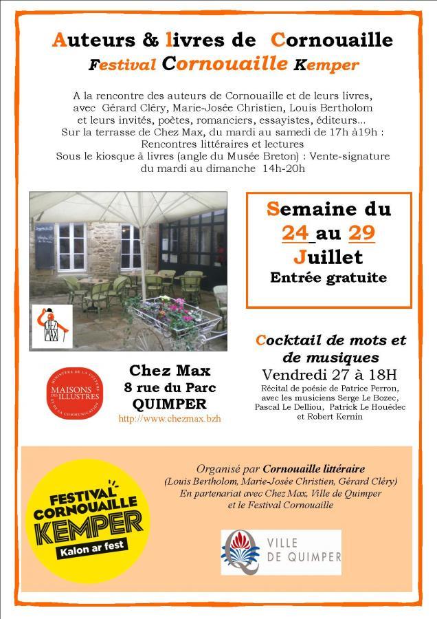Affiche Auteurs et livres de Cornouaille 2018