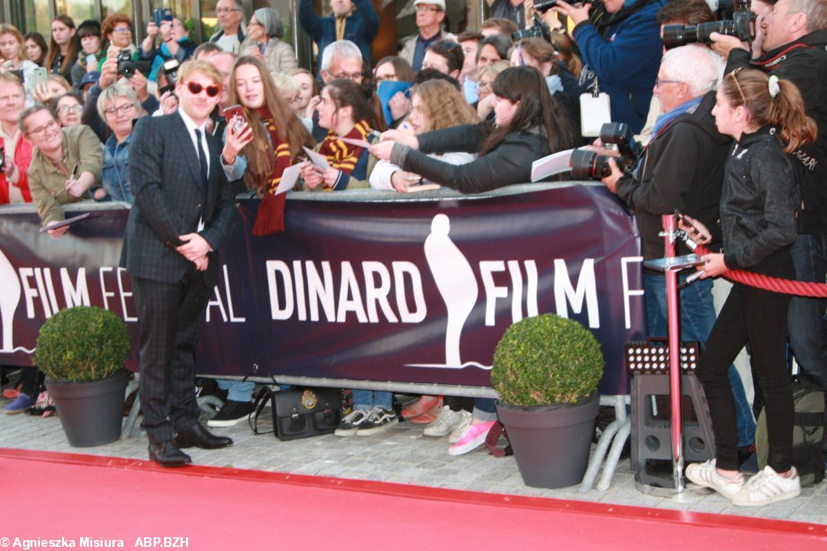Rupert Grint avec ses fans.