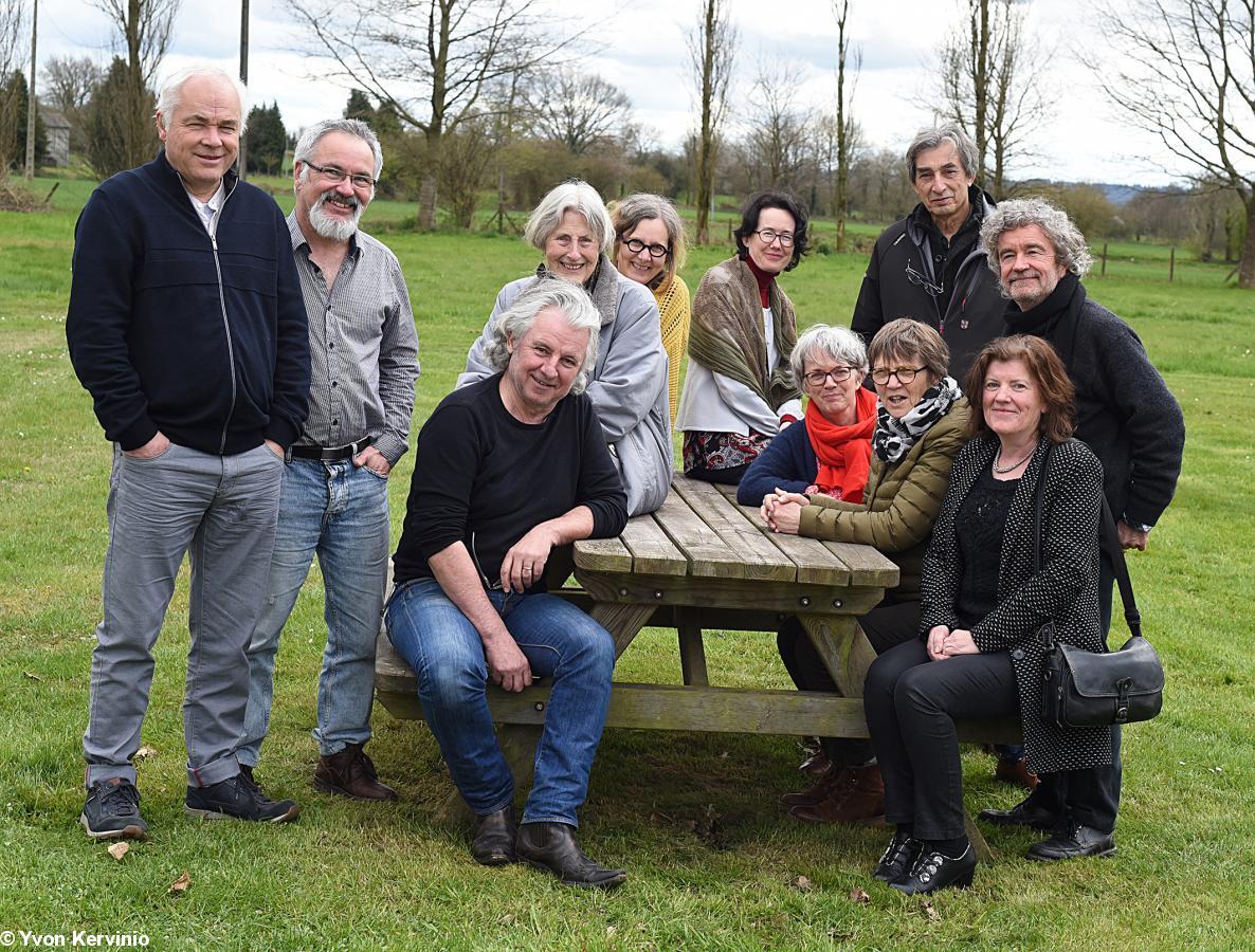 Poètes bretons à Durcet, 2019 (photo Yvon Kervinio)