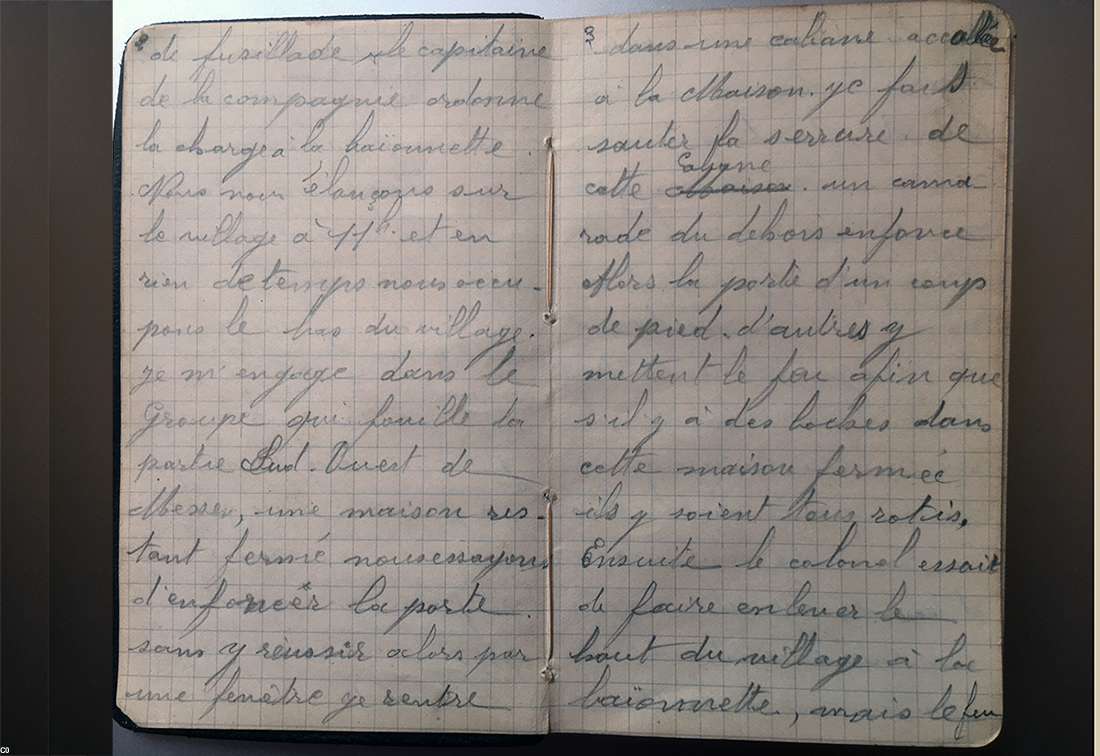 le carnet (archives familiales)