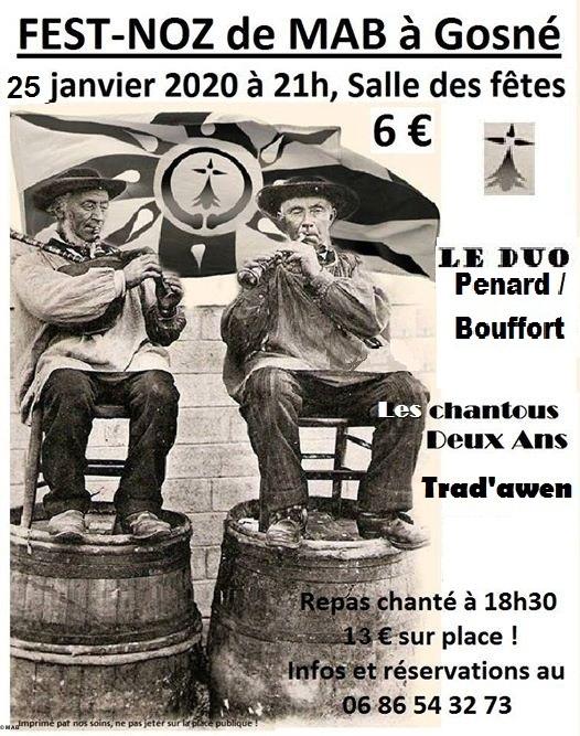 Affiche Fest Noz MAB 2020