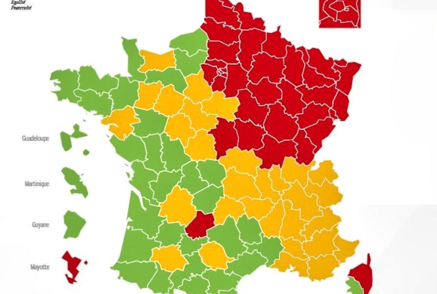 Carte du ministère de la santé du 30 avril 2020