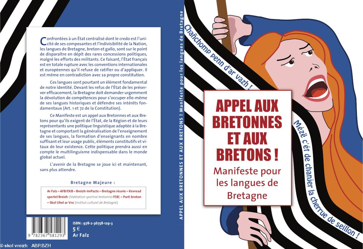couverture du livre "manifeste pour les langues de bretagne"