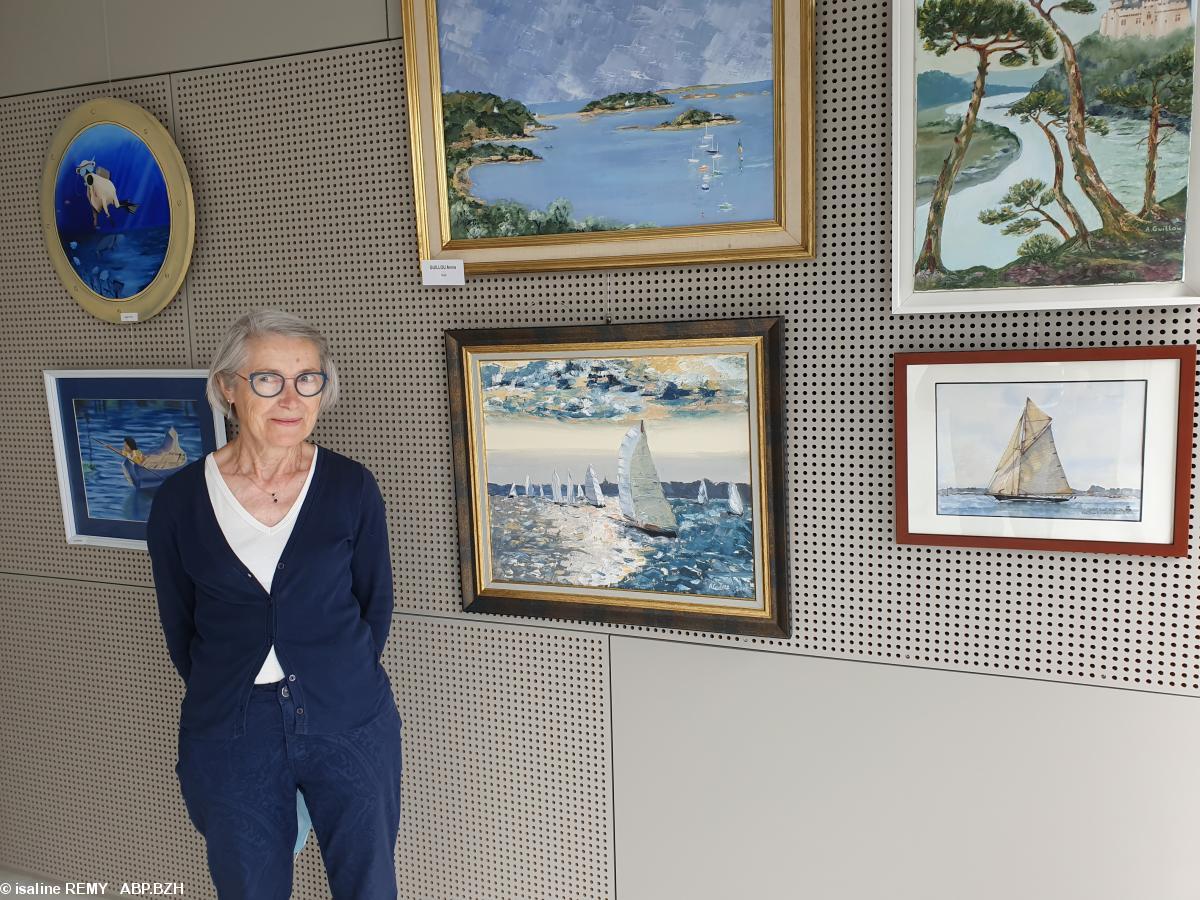 Photo de l'expo des artistes amateurs Ploubazlanec