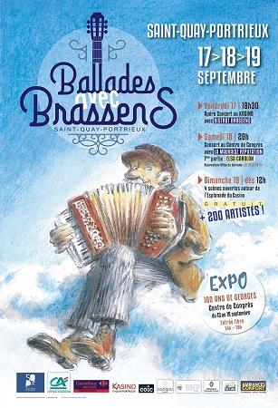 Affiche officielle festival Brassens
