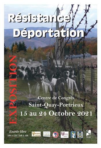 Affiche de l'exposition hommage aux Déportés et Résistants.