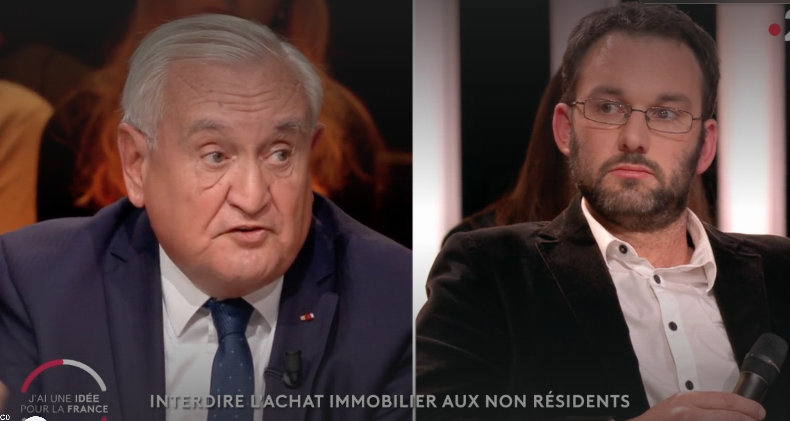 Jean-Pierre Rafarin et Nil Caouissin