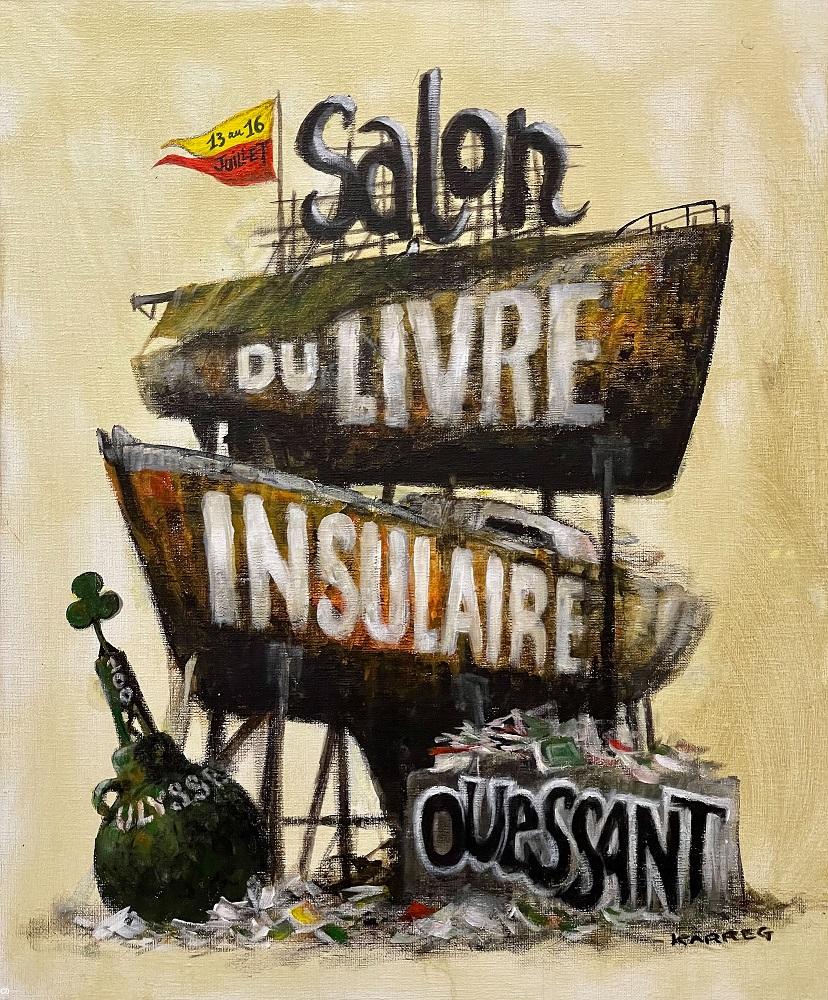 Affiche salon du livre insulaire 2022