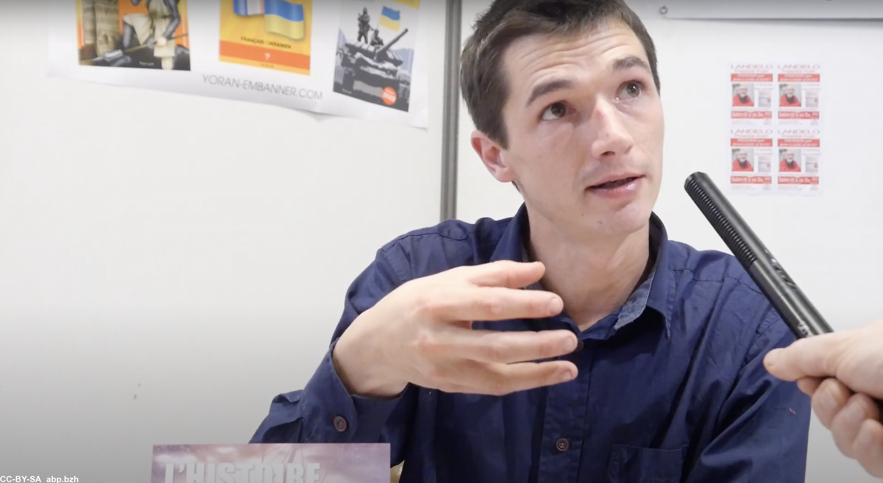 Alan Le Cloarec au festival du livre 2022 de Carhaix