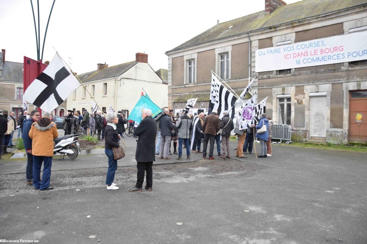 Manifestation à Bouvron