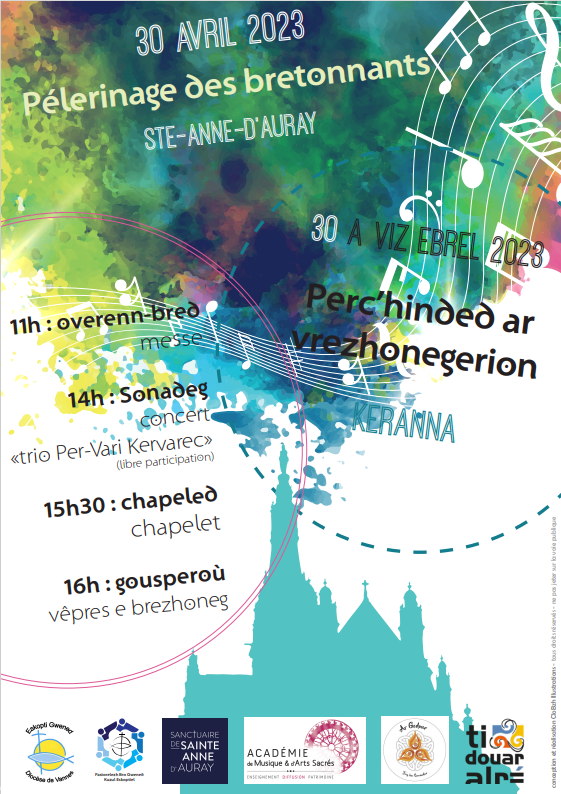 Affiche pèlerinage bretonnants 2023