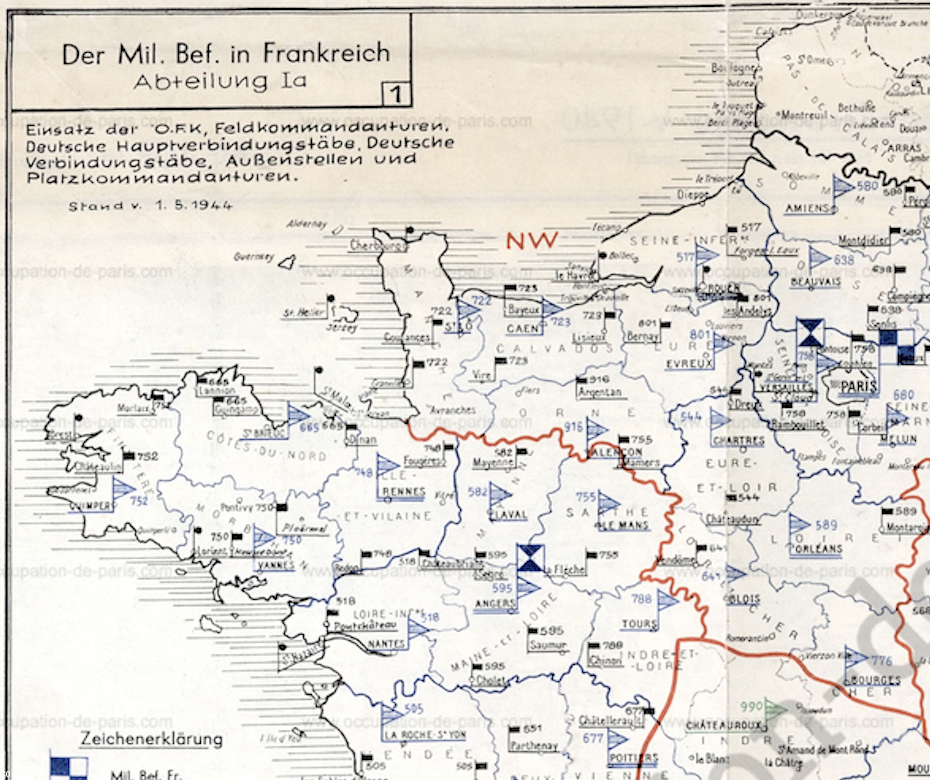 Remerciements à Jean-baptiste Ordas  de http://www.occupation-de-paris.com/