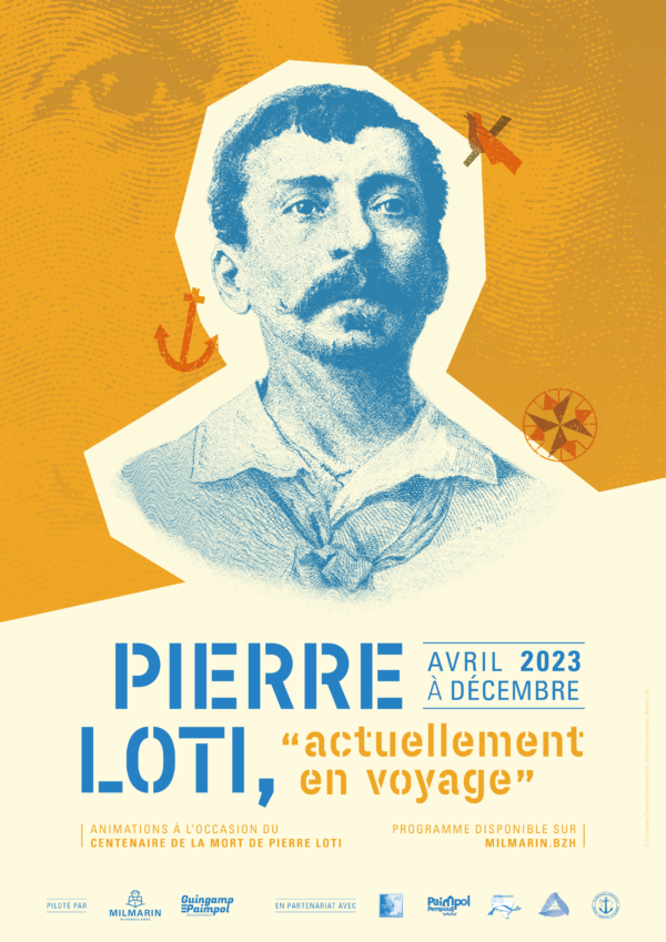 Affiche musée Milmarin exposition Pierre Loti