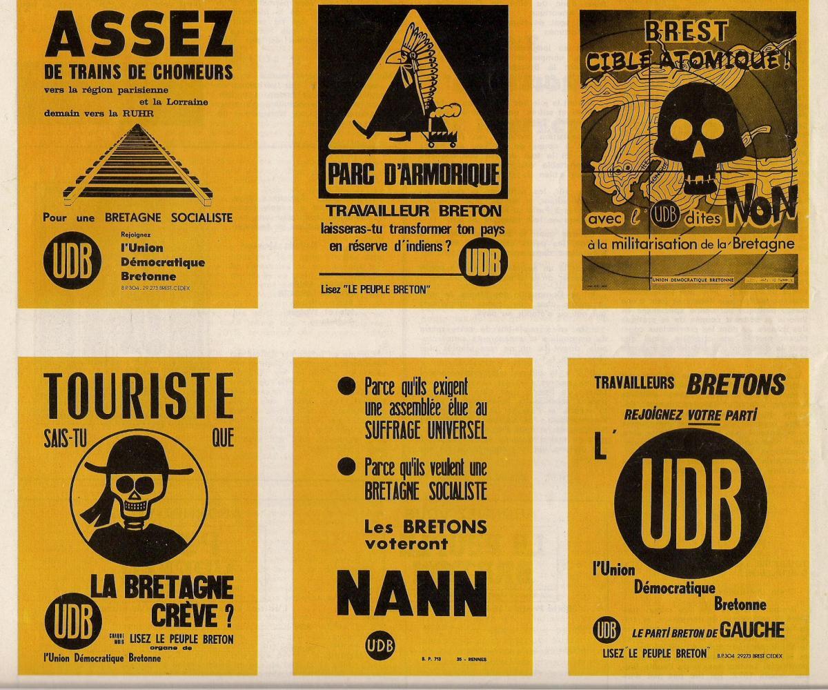 l'UDB des années 1970.
Une série d'affiches qui a fait date