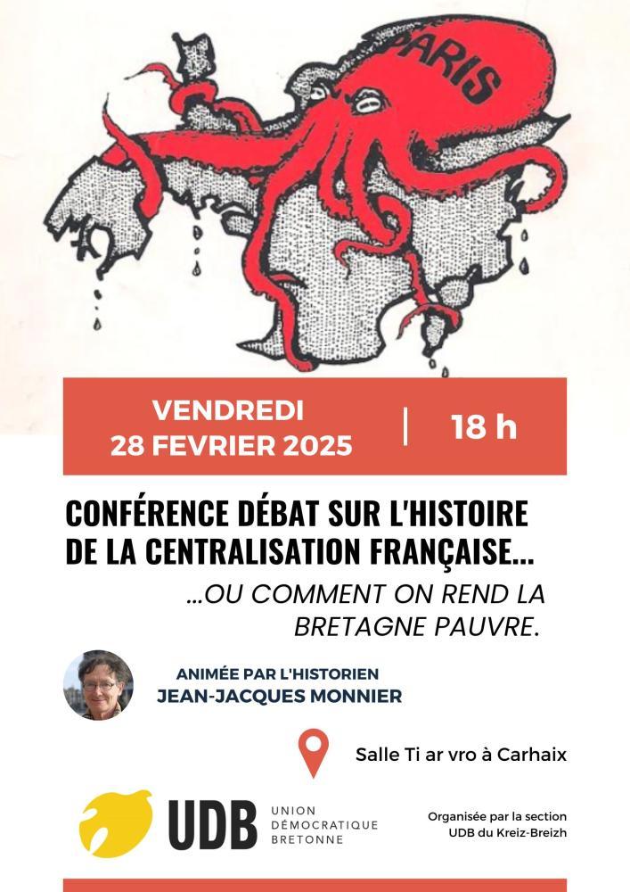 l'affiche de la conférence reprend le graphisme de la couverture de l'un des deux livres