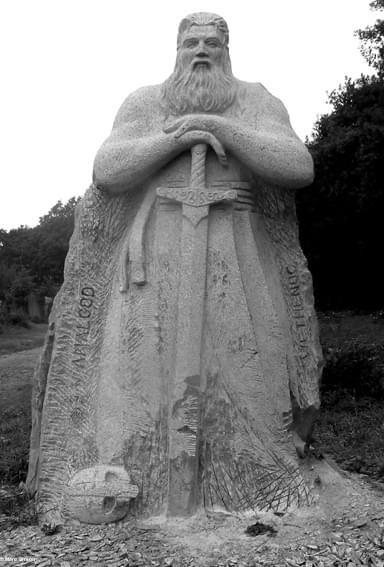 Alan Barbetorte par le sculpteur Marc Simon