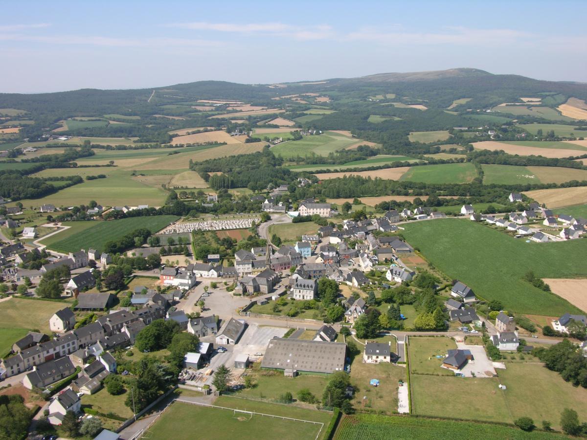 Dinéault vu du ciel par Pascal Le Baut (Facebook)