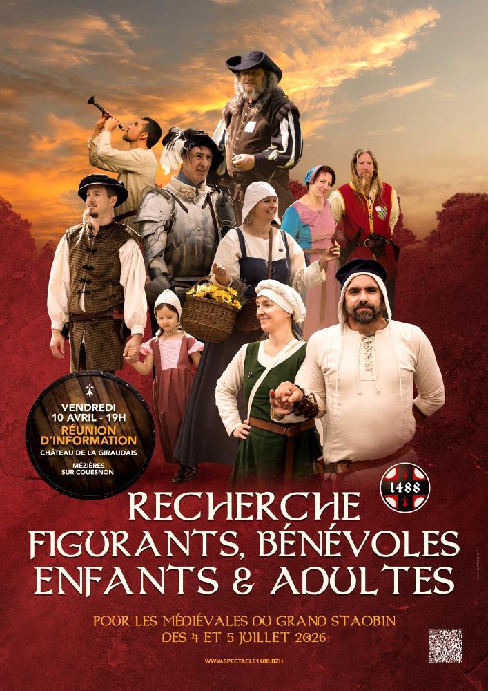 Affiche des bénévoles 1488 pour 2026