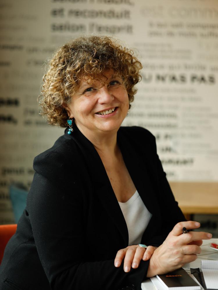 Photo Nathalie de Broc et couverture du roman
Editions Diabase