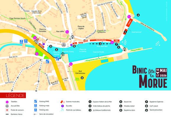 Plan de la manifestation en ville