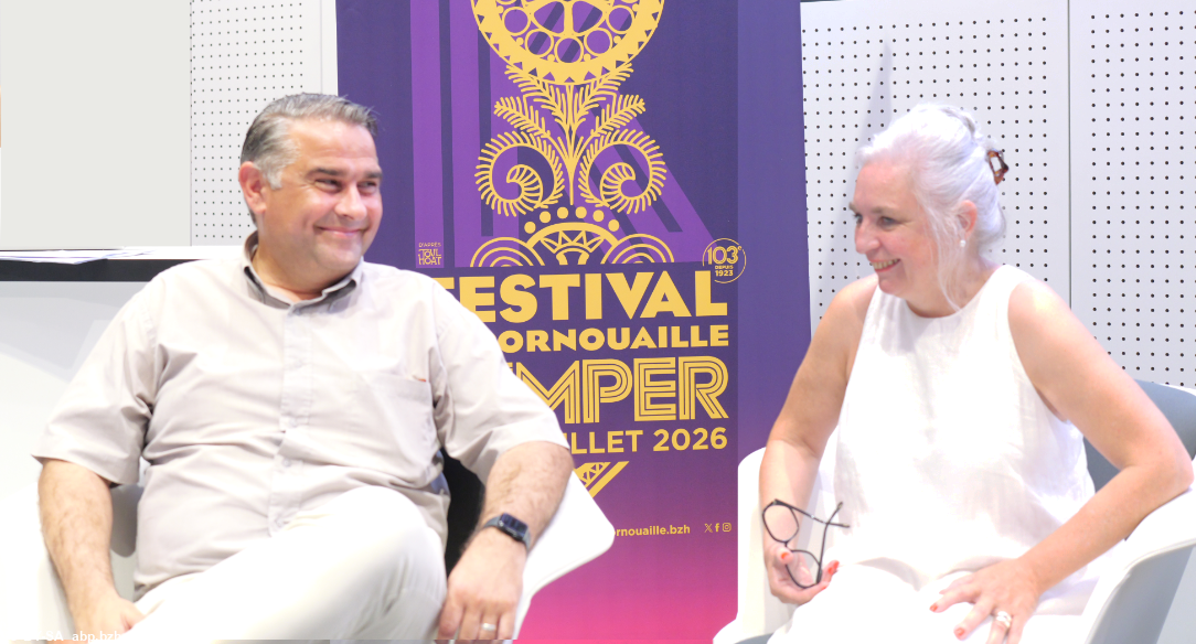 Éric Vighetti (président) et Gwenola Le Core (directrice)