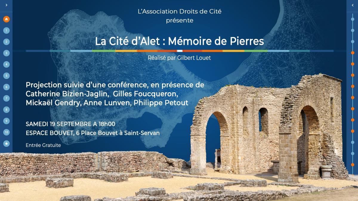 Les vestiges de la cathédrale d'Alet / Saint-Servan près de Saint-Malo