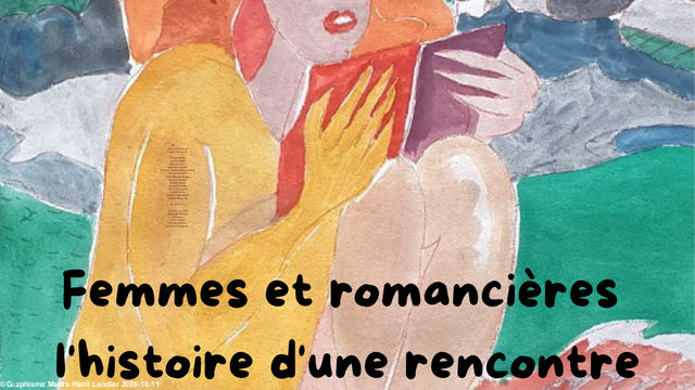 Affiche 2025  Les Romancières  création Maître Henri Landier