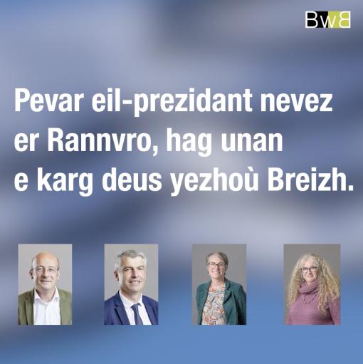 Kaourintine Hulaud eil brezidantez nevez  e-karg deus yezhoù Breizh
