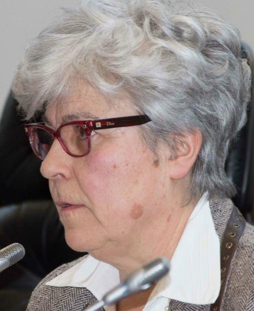 Catherine Latour, ex-présidente du Conseil Culturel de Bretagne, ex-chancelière de l'ordre de l'Hermine, nouvelle présidente de l'ICB. (photo de Fañch Broudig, le blog langue bretonne)