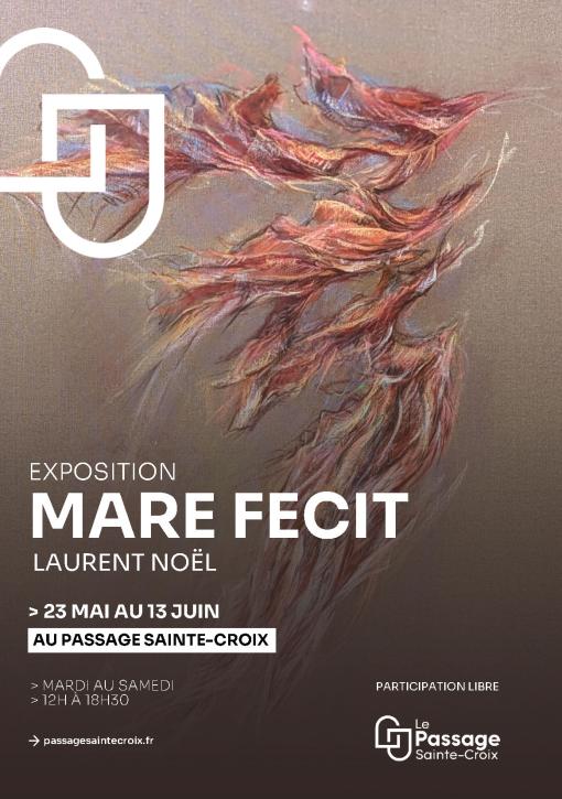 Affiche exposition  Mare fecit  de Laurent Noël à Nantes