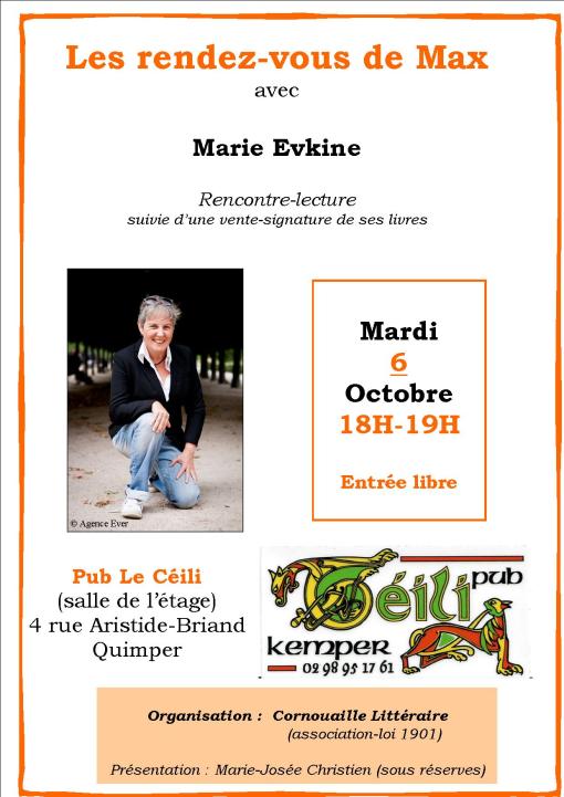 RDV de Max, affiche octobre 2026